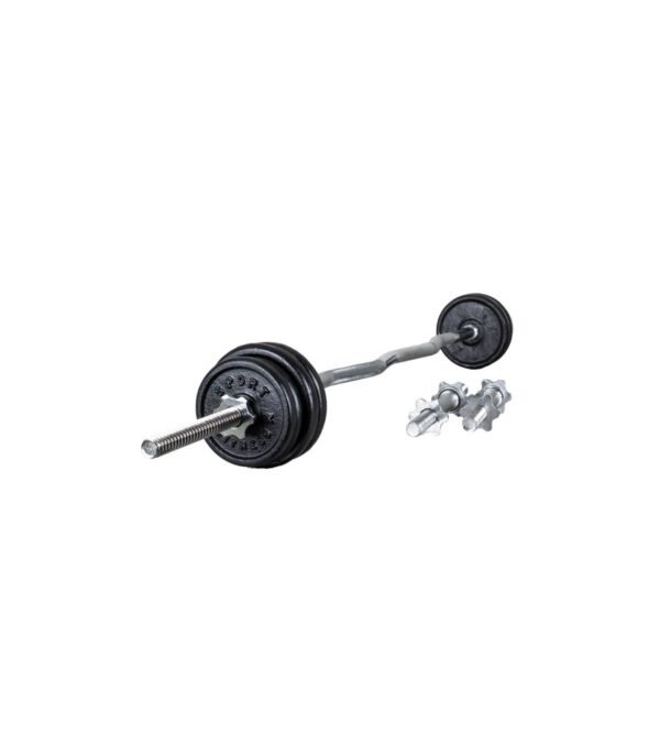 Pack de 2 mancuernas importadas + Barra zeta + 20 Kg redondos